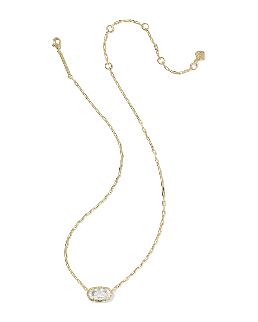 Kendra Scott Elisa Luxe Necklace, White CZ