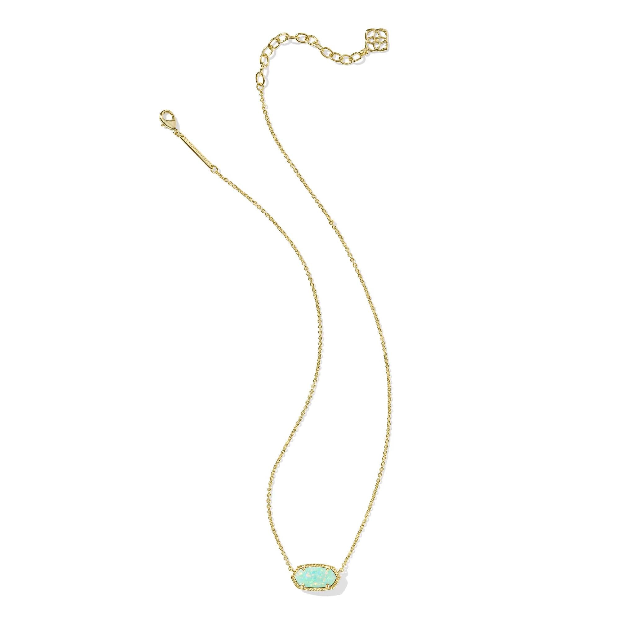 Kendra Scott Elisa Necklace, Green Opal
