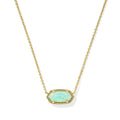 Kendra Scott Elisa Necklace, Green Opal
