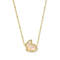 Kendra Scott Gold Bunny Necklace, Mother of Pearl