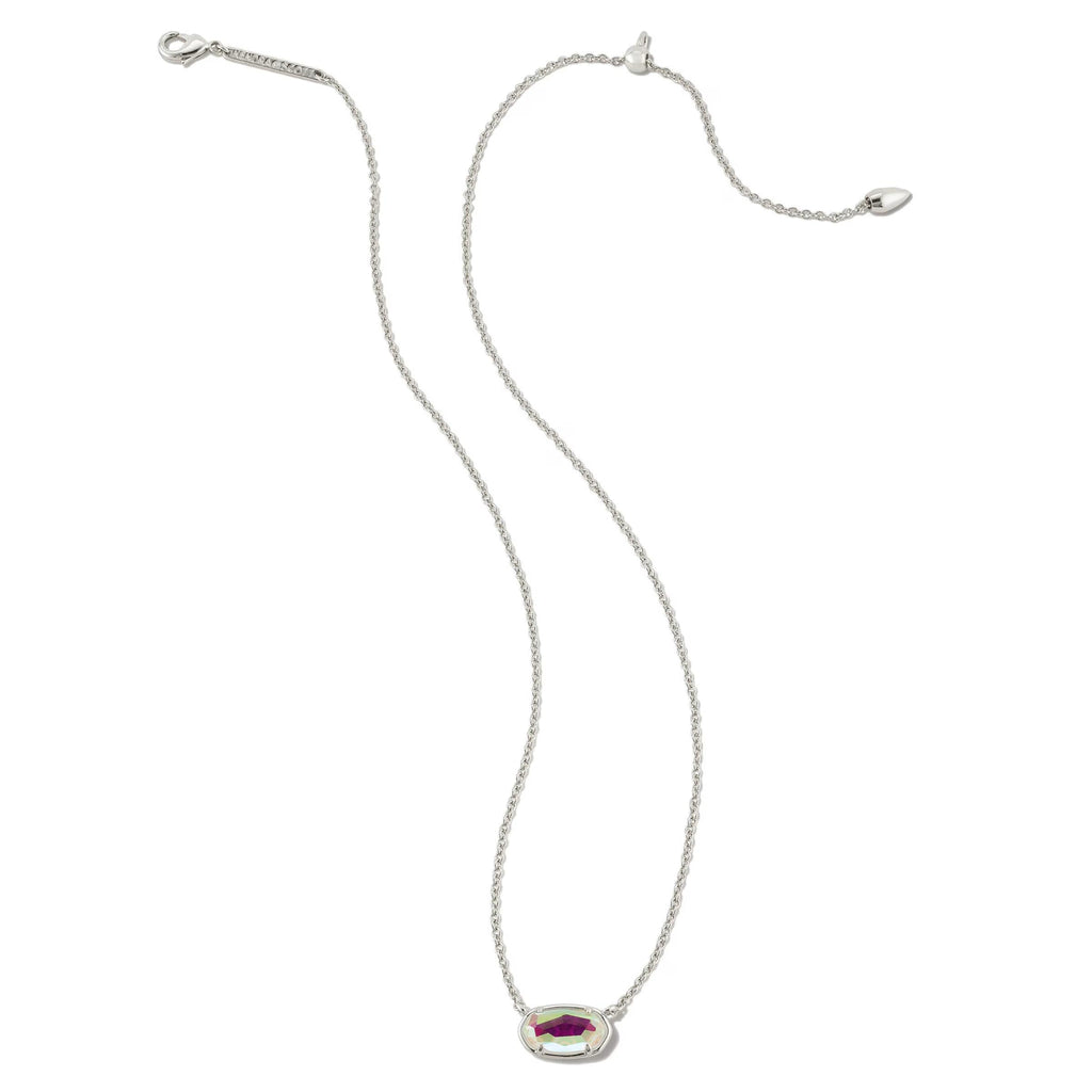Kendra Scott Grayson Short Pendant Necklace, Dichroic Glass