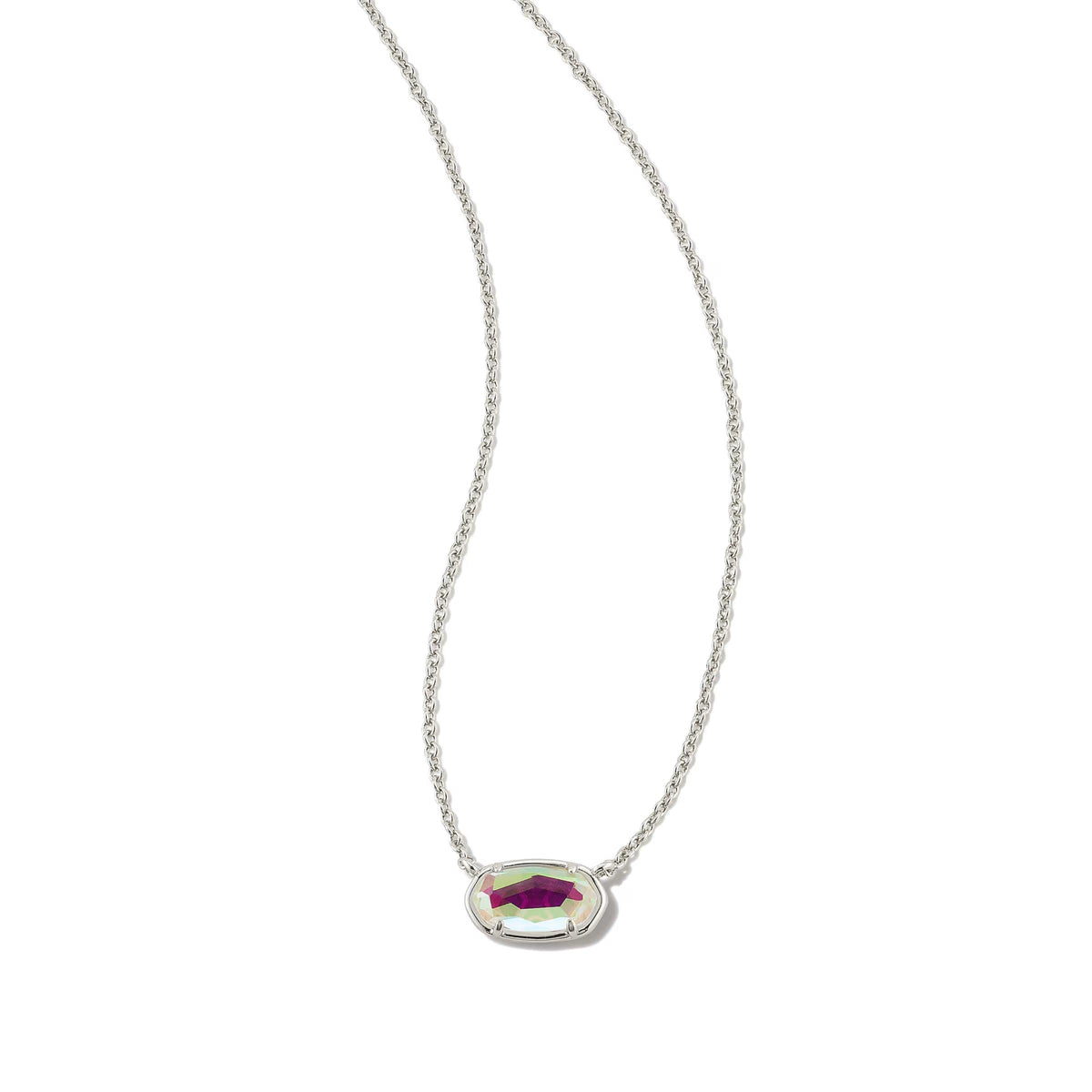 Kendra Scott Grayson Short Pendant Necklace, Dichroic Glass