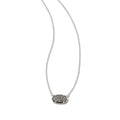 Kendra Scott Grayson Short Pendant Necklace, Platinum Drusy