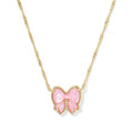 Kendra Scott Haley Bow Reversible Necklace, Blush Mother of Pearl