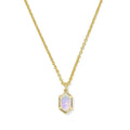 Kendra Scott Hallie Gold Pendant Necklace, White Opalite Illusion