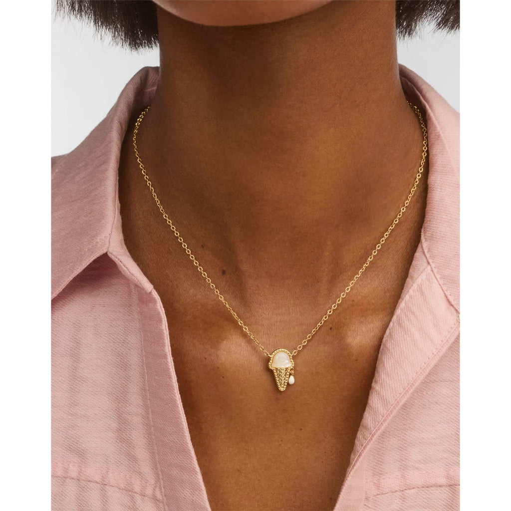 Kendra Scott Ice Cream Reversible Necklace, Mother of Pearl