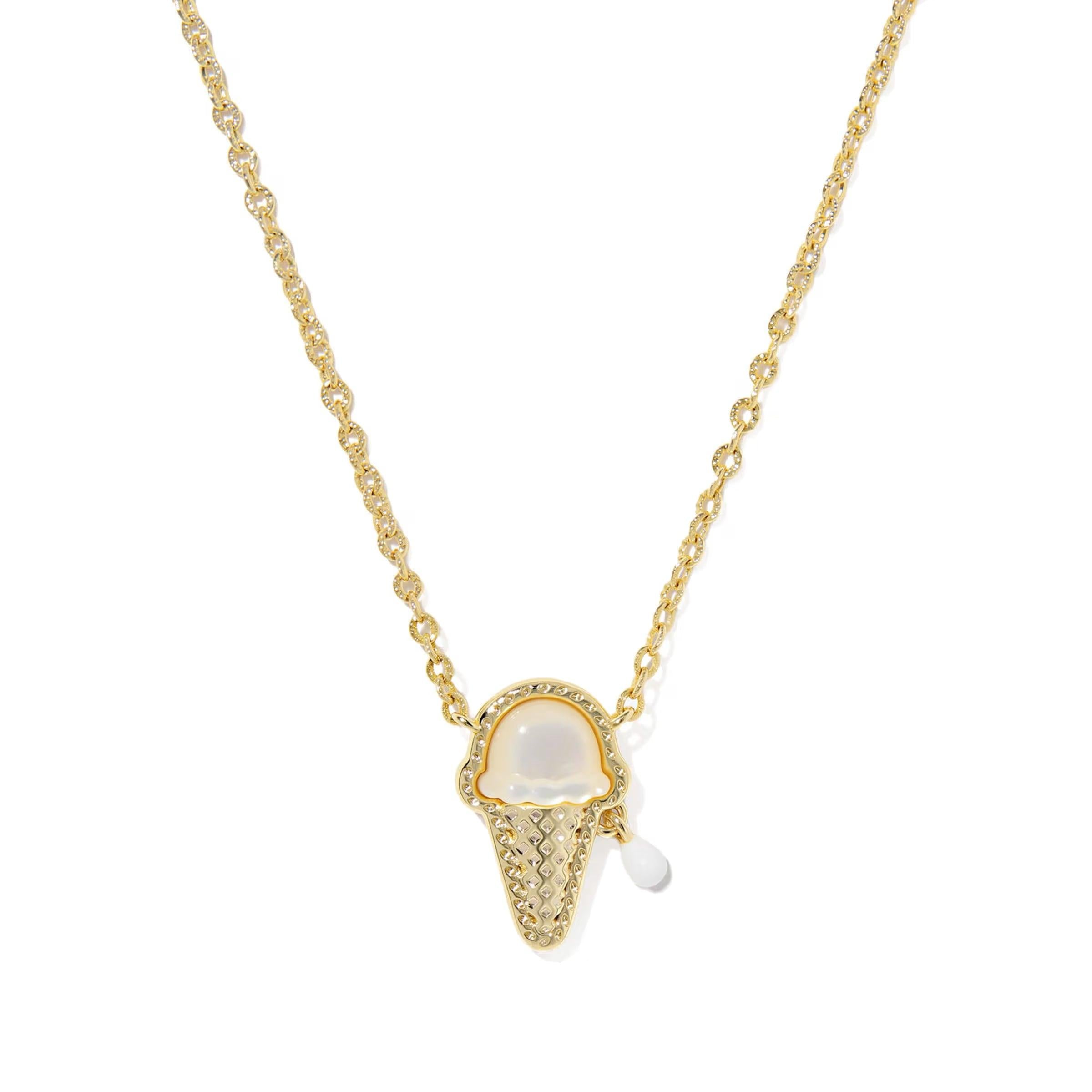Kendra Scott Ice Cream Reversible Necklace, Mother of Pearl