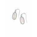 Kendra Scott Lee Silver Drop Earrings, Mother of Pearl