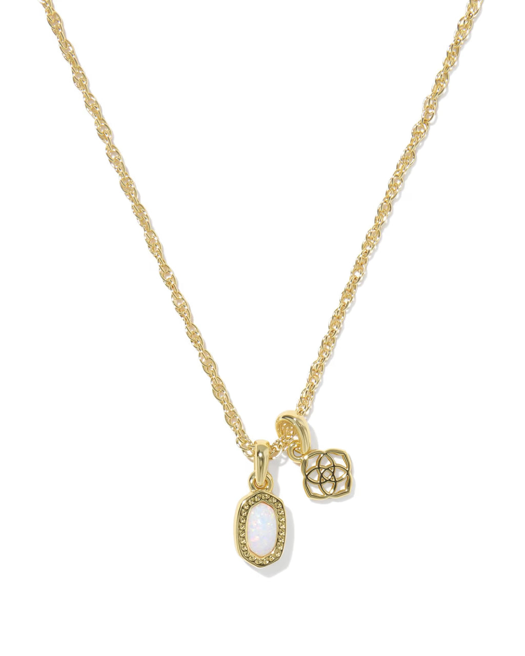 Kendra Scott Mini Elisa Dira Necklace, Mother of Pearl