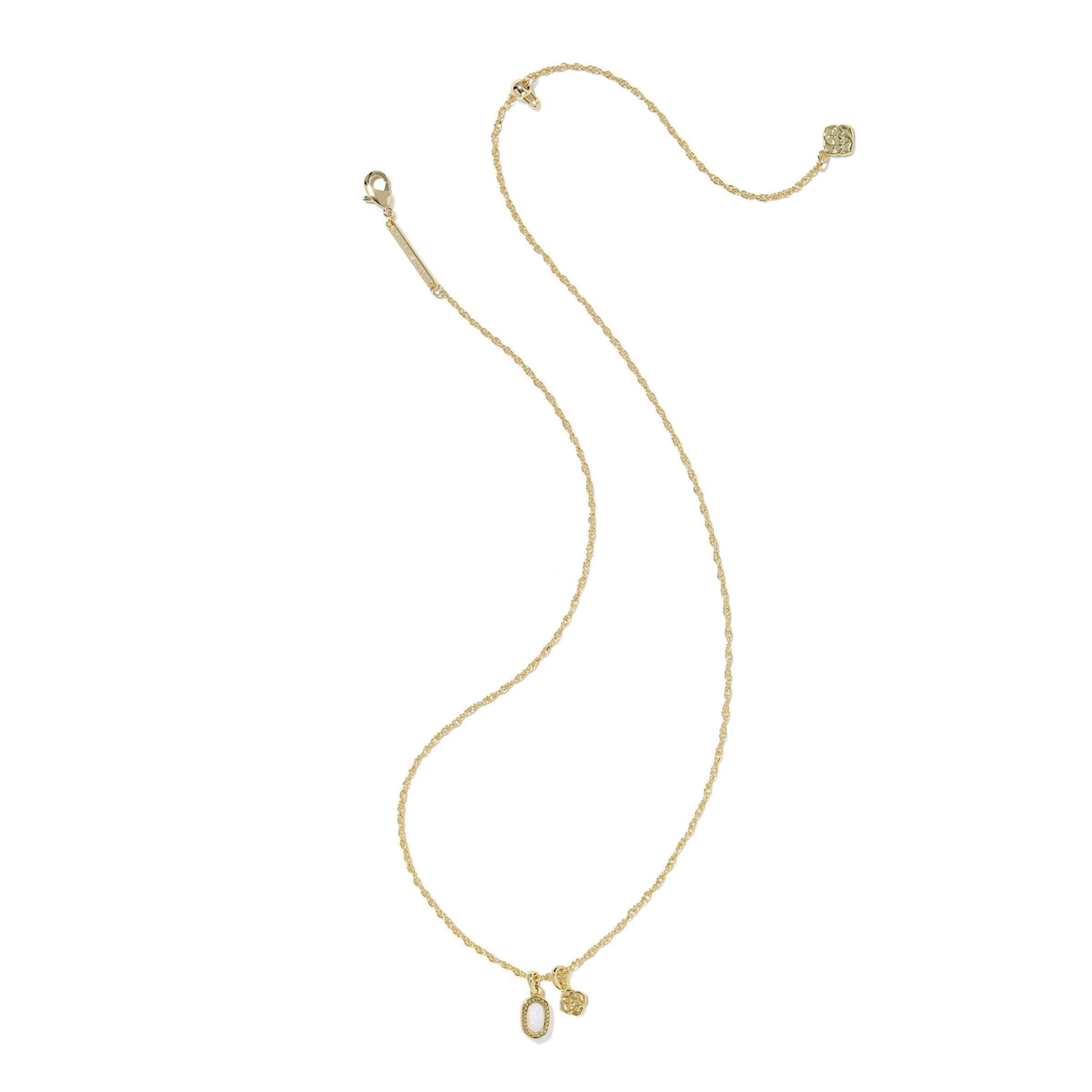Kendra Scott Mini Elisa Dira Necklace, Mother of Pearl