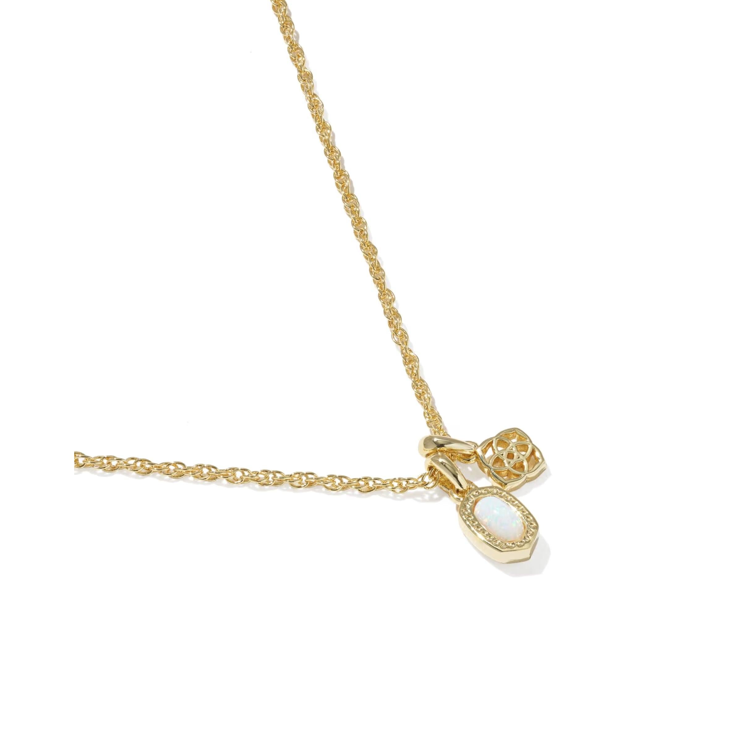 Kendra Scott Mini Elisa Dira Necklace, Mother of Pearl