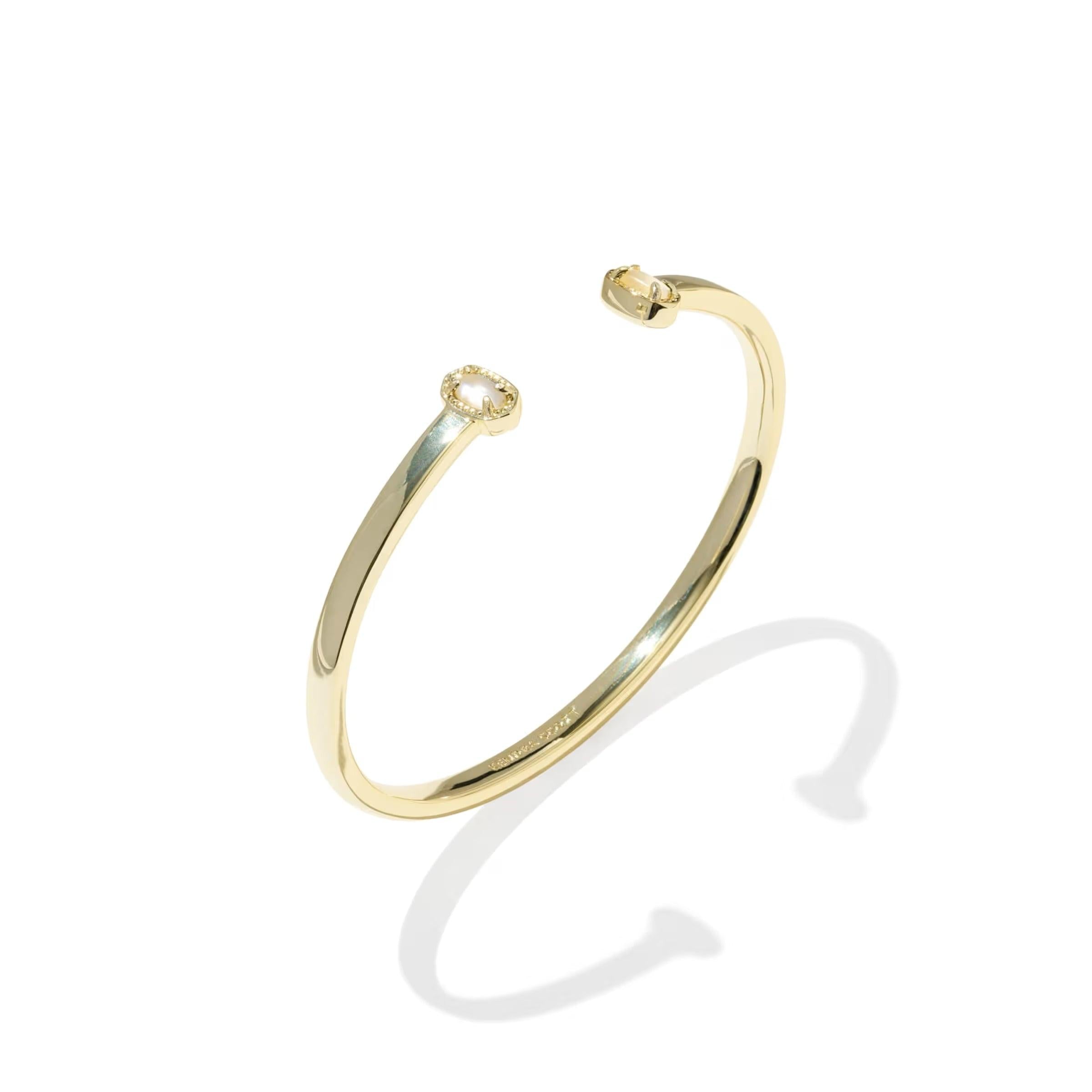 Kendra Scott Mini Elton Cuff Bracelet, Mother of Pearl
