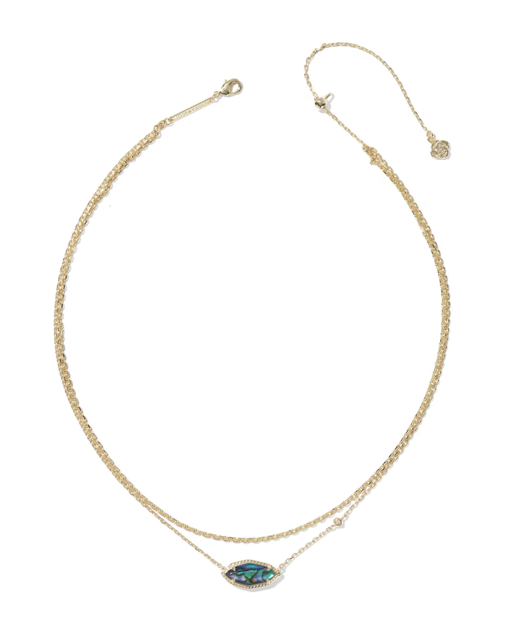 Kendra Scott Ophelia Multi Strand Necklace, Abalone Shell