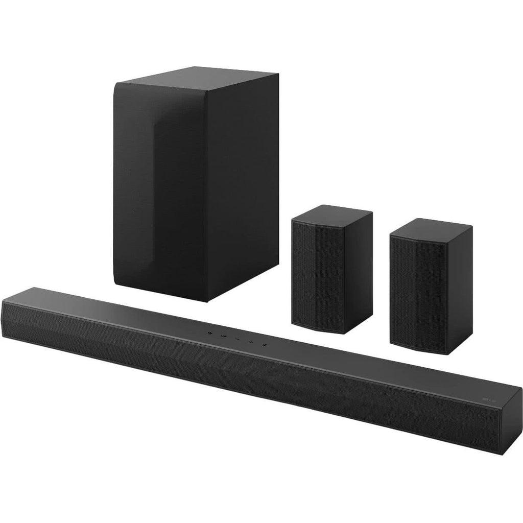 LG 5.1-Channel S60TR Home Theater Soundbar with Wireless Subwoofer and Rear Speakers, Dolby Audio, Black