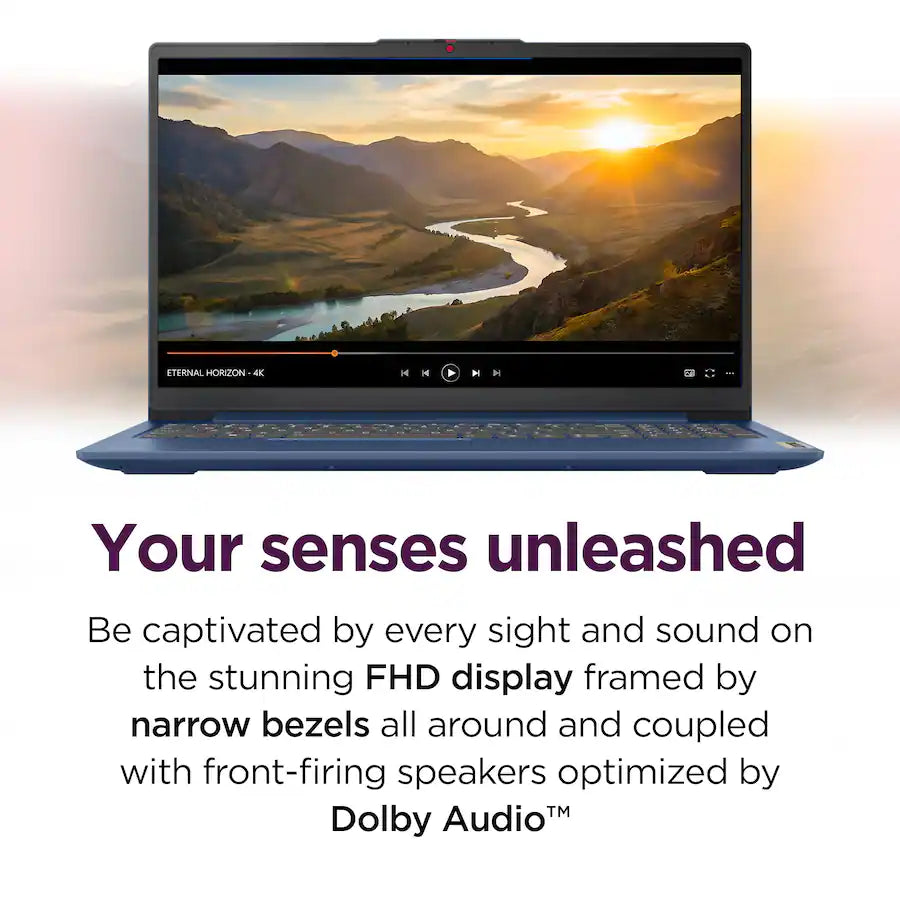 Lenovo IdeaPad Slim 3i 15.6" Full HD Laptop, Abyss Blue