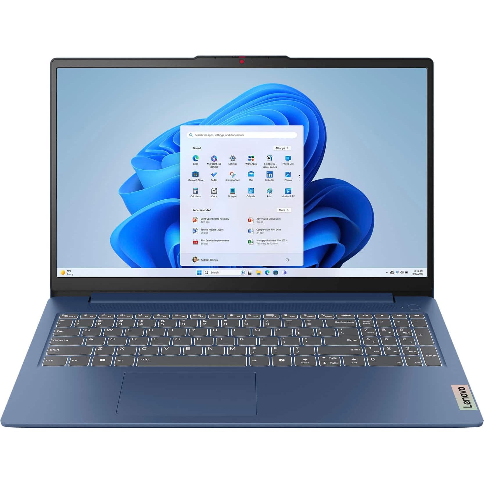 Lenovo IdeaPad Slim 3i 15.6" Full HD Laptop, Abyss Blue
