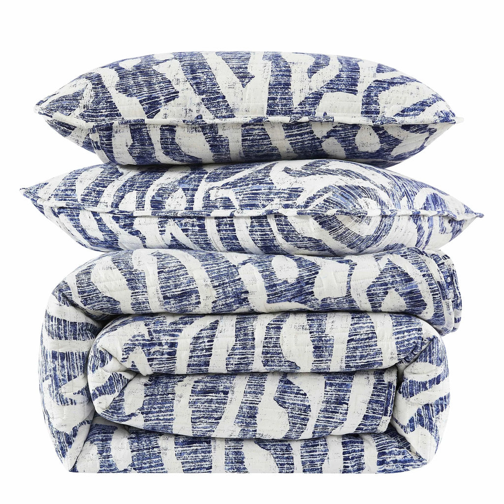 Luna Quilt Set, Blue