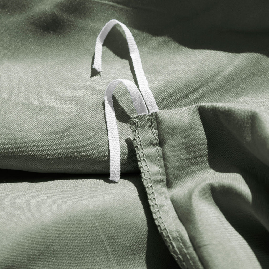 Luxe Microfiber Duvet Set, Green