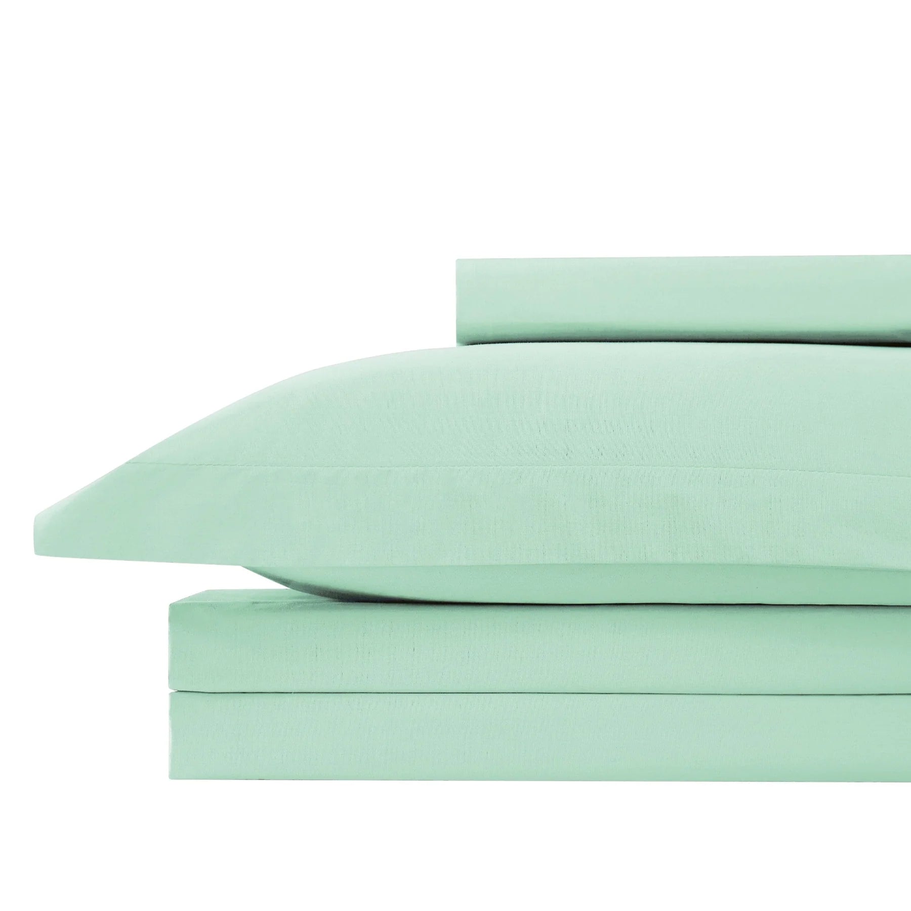 Luxe Microfiber Duvet Set, Light Green