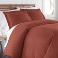 Luxe Microfiber Duvet Set, Marsala