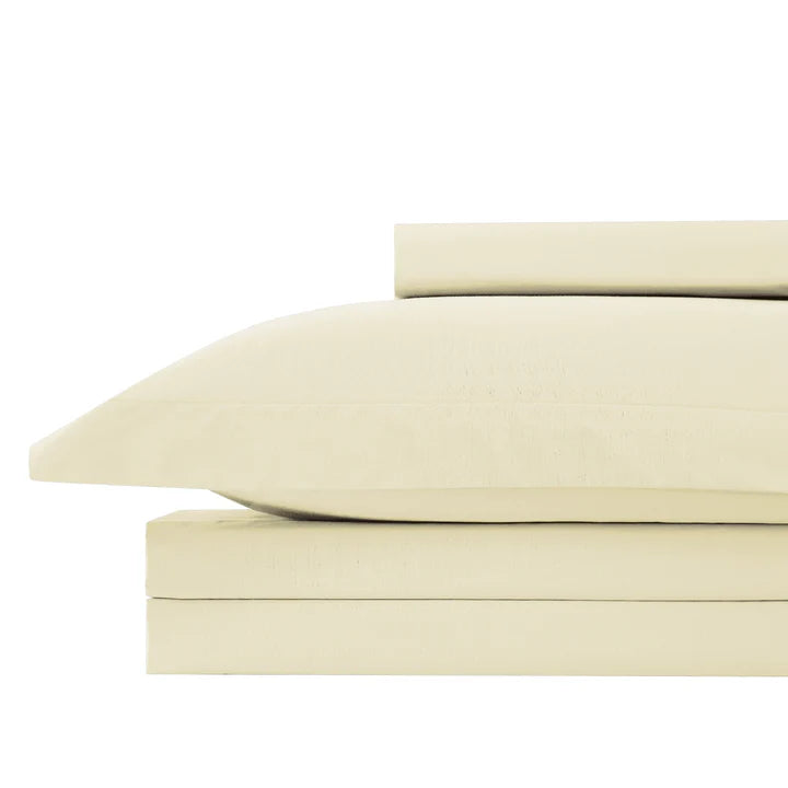 Luxe Microfiber Duvet Set, Off White