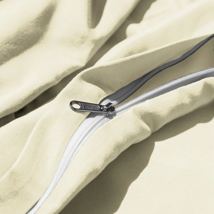 Luxe Microfiber Duvet Set, Off White