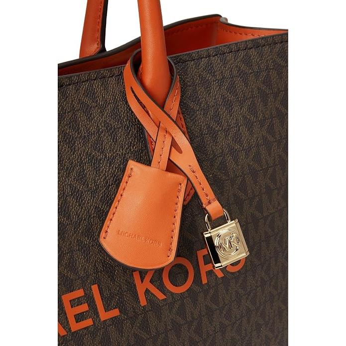 Michael Kors Scarlett Medium Satchel, Orange Punch