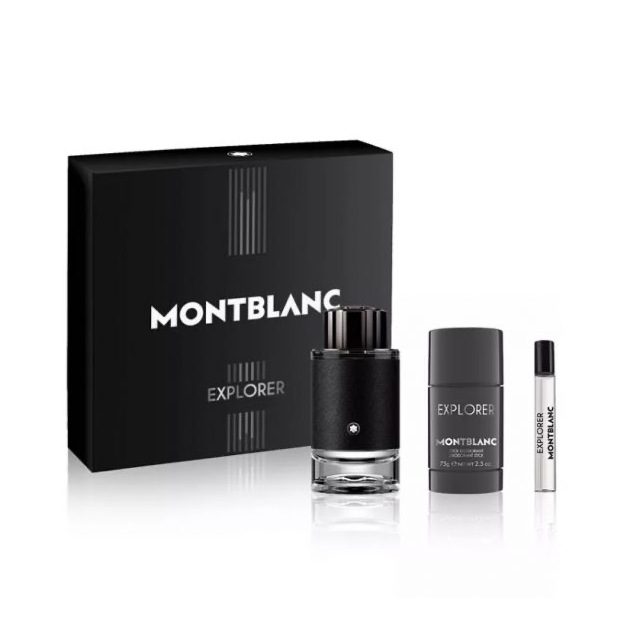 MONTBLANC - Explorer 3 Piece Gift Set