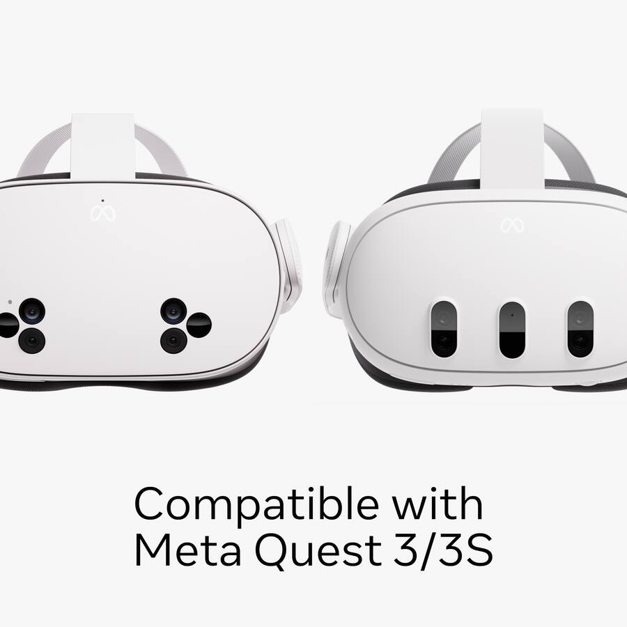 Meta Quest 3 / 3S Compact Carrying Case, White