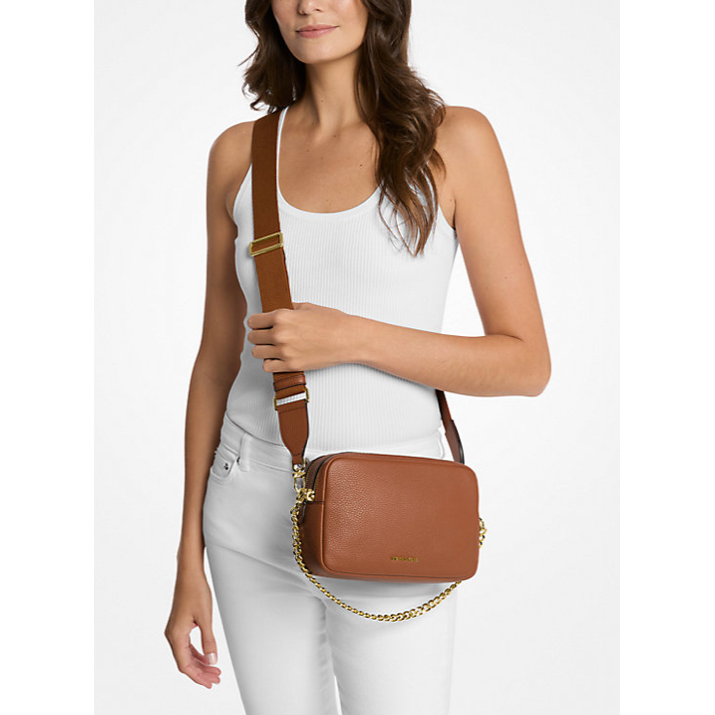 Michael Kors Bryant Medium Leather Camera Bag, Luggage