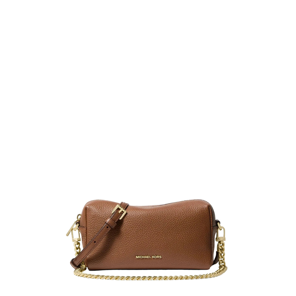 Michael Kors Bryant Small Leather Crossbody, Luggage