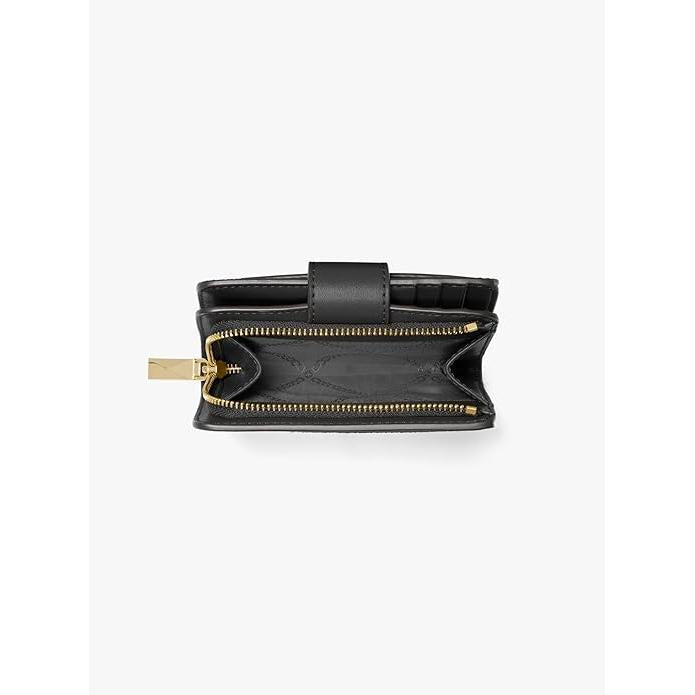 Michael Kors Charm Pocket Leather Wallet, Black