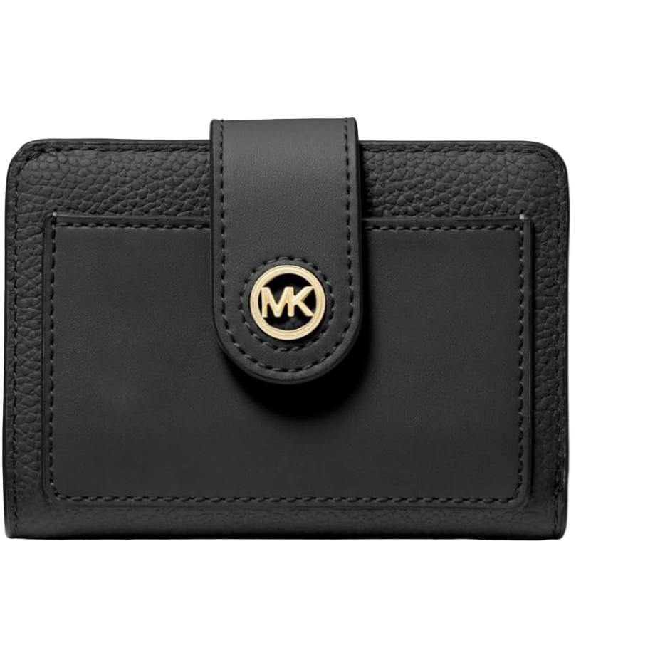 Michael Kors Charm Pocket Leather Wallet, Black
