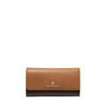 Michael Kors Jet Set Charm Large Trifold Signature Logo Wallet, Brown