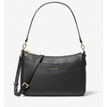 Michael Kors Jet Set Charm Leather Pochette, Black