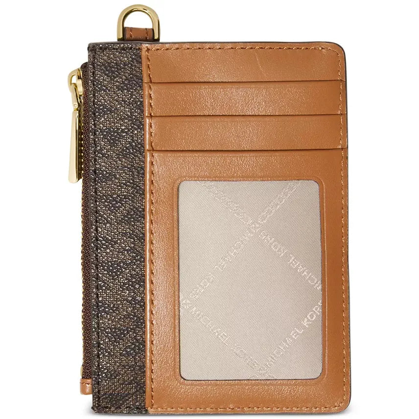 Michael Kors Jet Set Coin Purse, Signature Brown