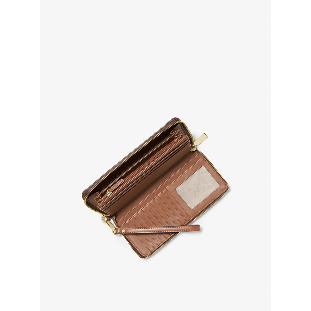 Michael Kors Jet Set Large Continental Wallet, Signature Brown