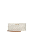 Michael Kors Jet Set Large Continental Wallet, Signature Vanilla