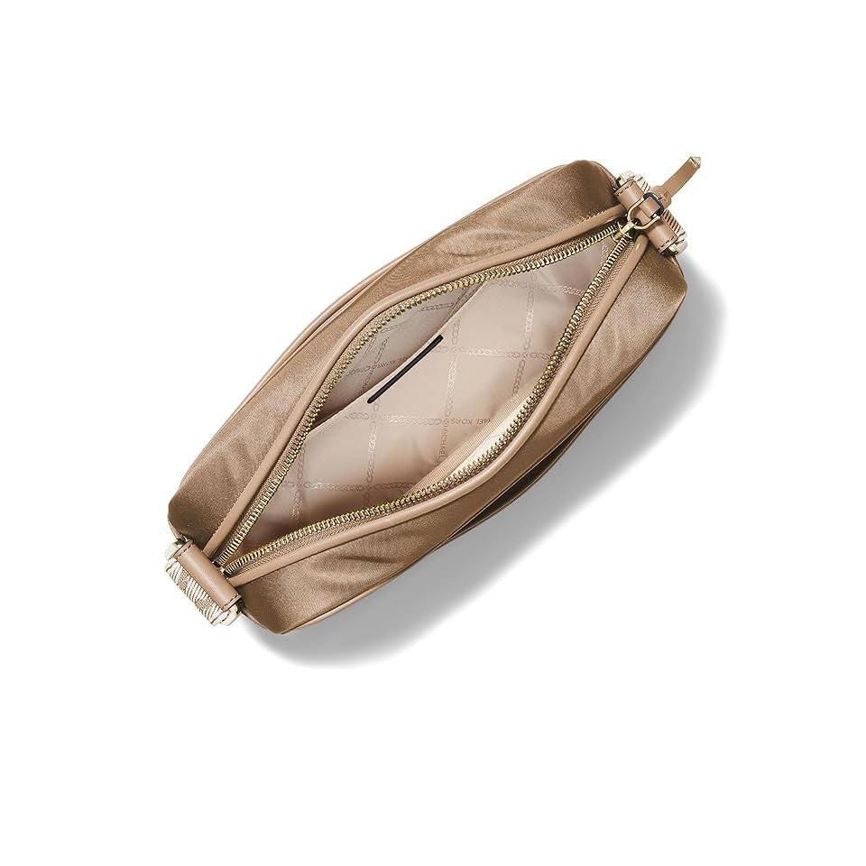 Michael Kors Jet Set Large Nylon Crossbody, Husk