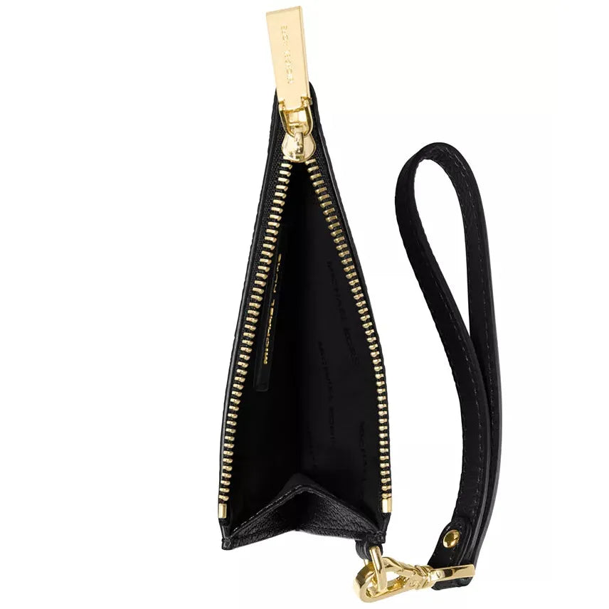 Michael Kors Jet Set Small Leather Coin Purse, Black