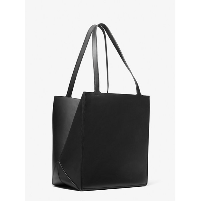 Michael Kors Jordi Large Leather Tote, Black