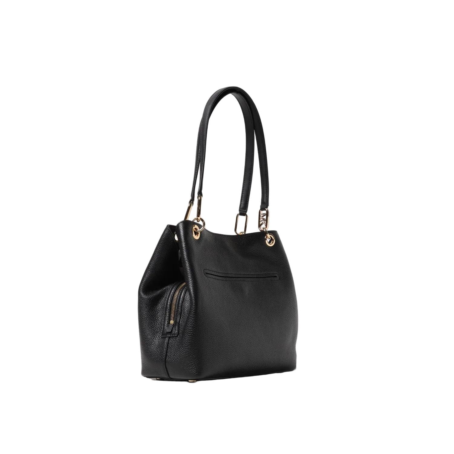 Michael Kors Kensington Large Leather Tote, Black