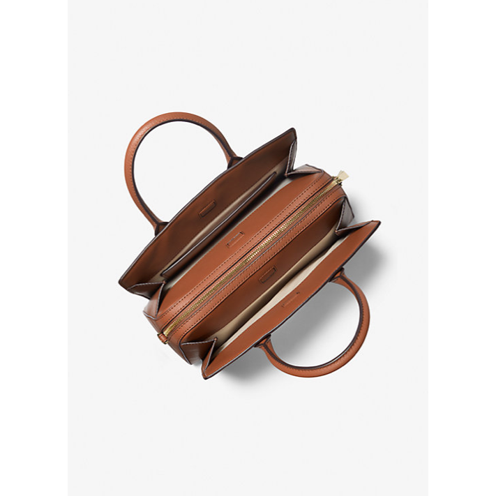 Michael Kors Laila Medium Leather Satchel, Luggage