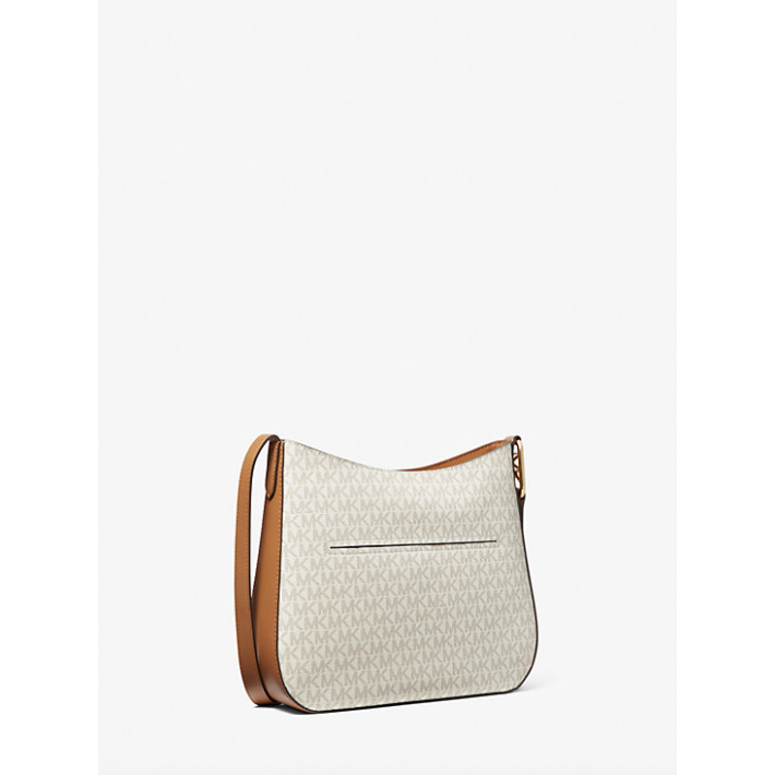 Michael Kors Large Kensington Crossbody, Logo Vanilla