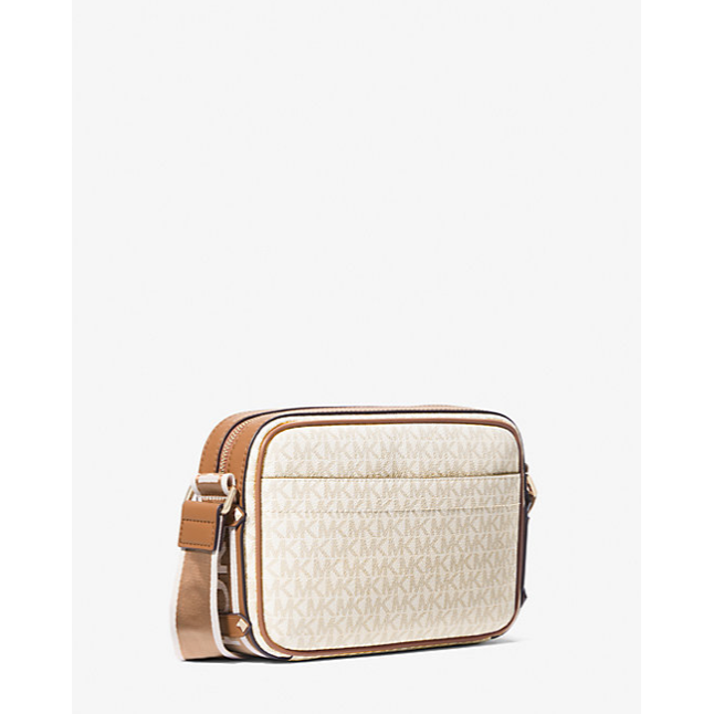 Michael Kors Maeve Large Signature Logo Crossbody, Vanilla