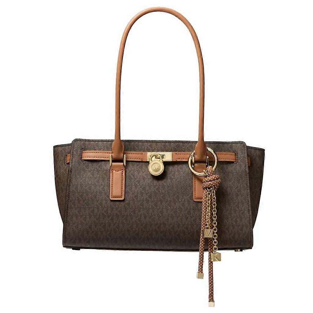 Michael Kors Moderne Hamilton Satchel, Signature Brown