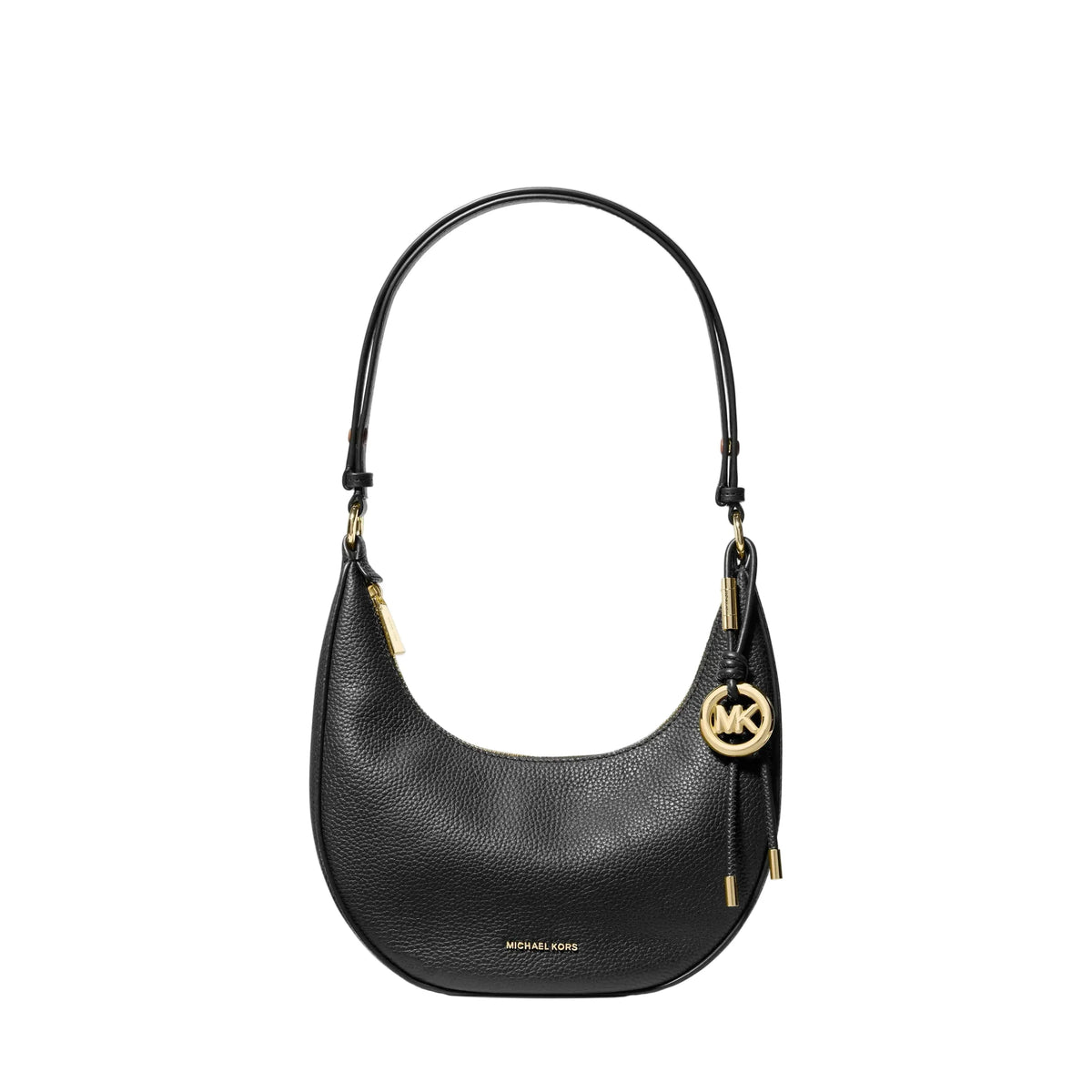 Michael Kors Nolita Small Leather Convertible Pouchette, Black