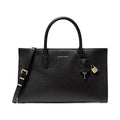 Michael Kors Scarlett Leather Satchel, Black