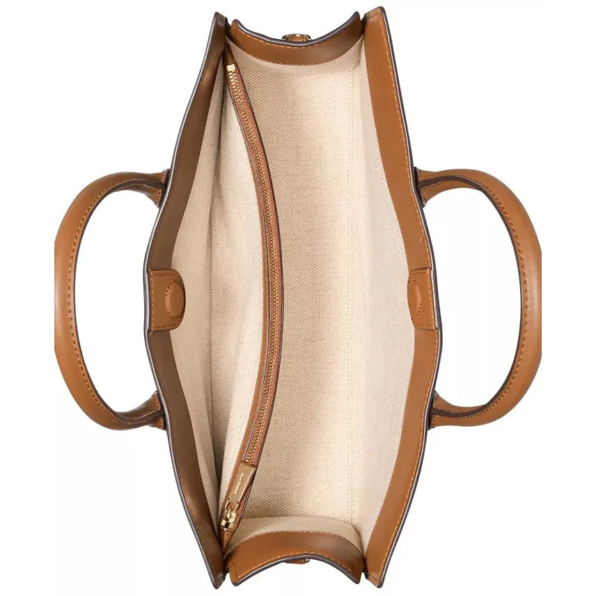 Michael Kors Scarlett Signature Logo Satchel, Brown