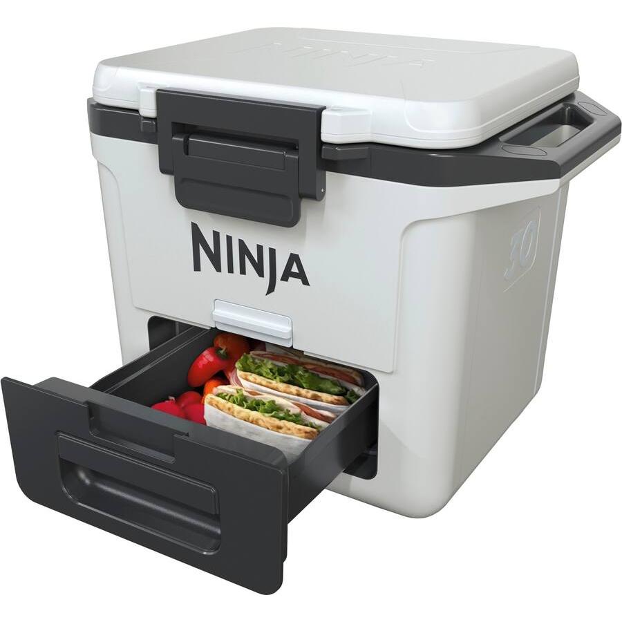 Ninja 30 Quart FrostVault Hard Cooler with Dry Zone, Cloud White